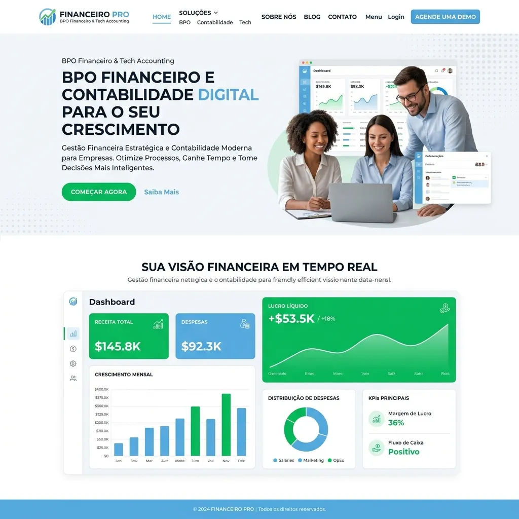Site de BPO Financeiro