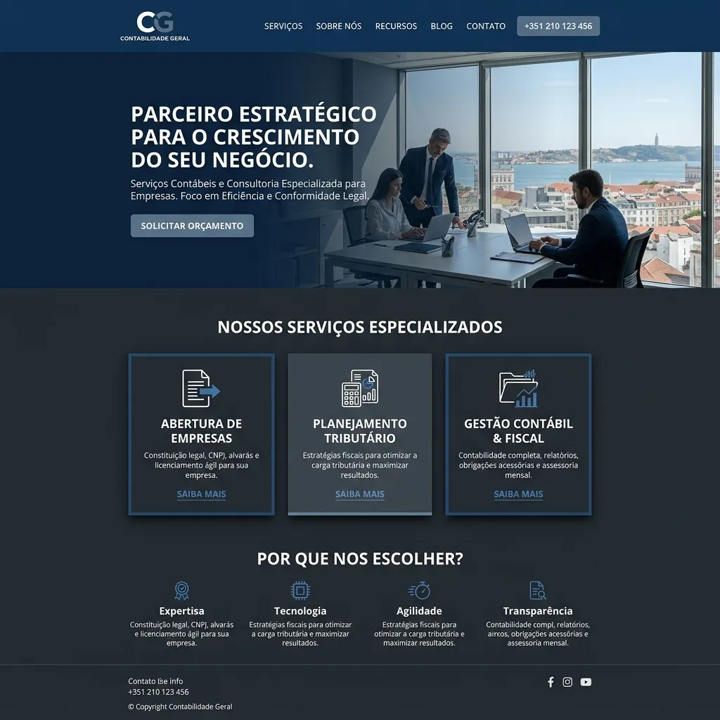 Site de Contabilidade Geral
